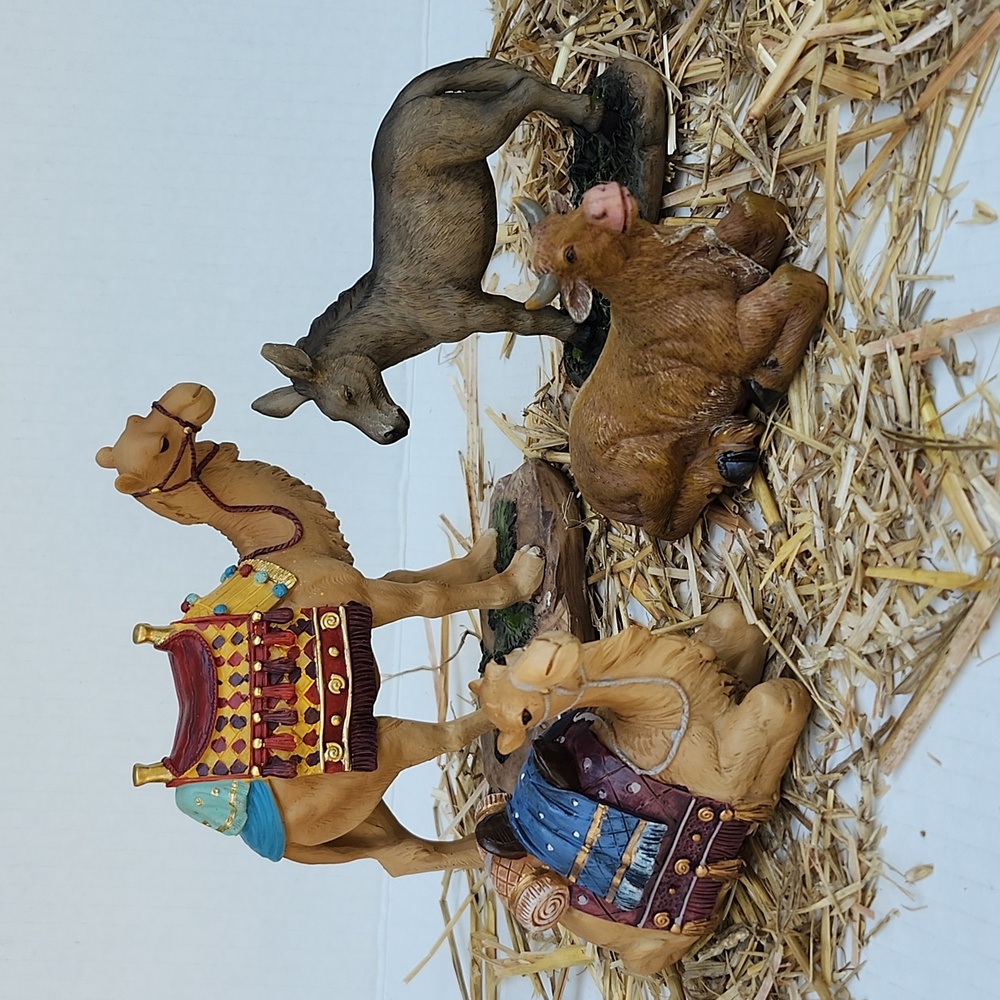 NIB THREE KINGS GIFTS SET OF 4 ANIMALS FOR THE 7" REAL LIFE NATIVITY - Picture 14 of 14